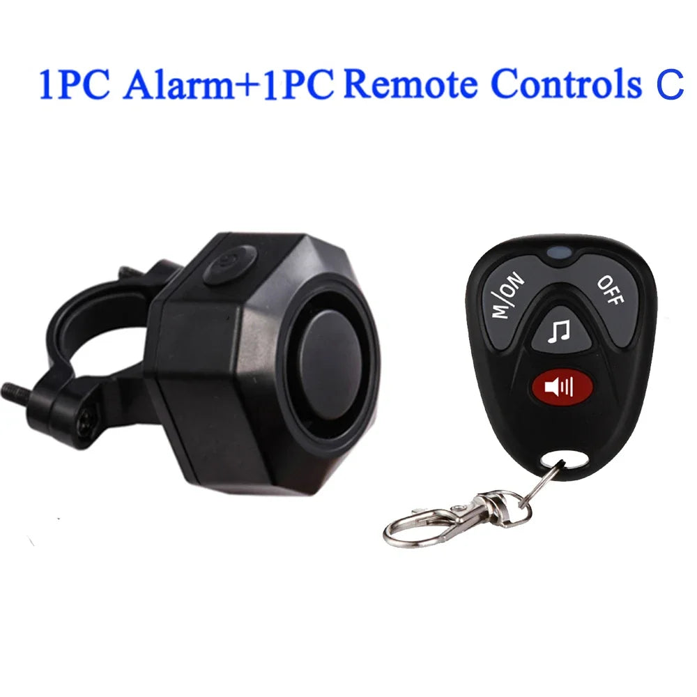 New Bicycle Alarm Wireless Waterproof Motorcycles Scooter Bike  Anti theft Alarm Security Protection Vibration Burglar Alarm