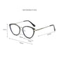 Night Vision Myopia Glasses Cat Eye Near Sight Eyewear for Driving Finished Prescription Eyewear Unisex Diopters 0 To -4.0