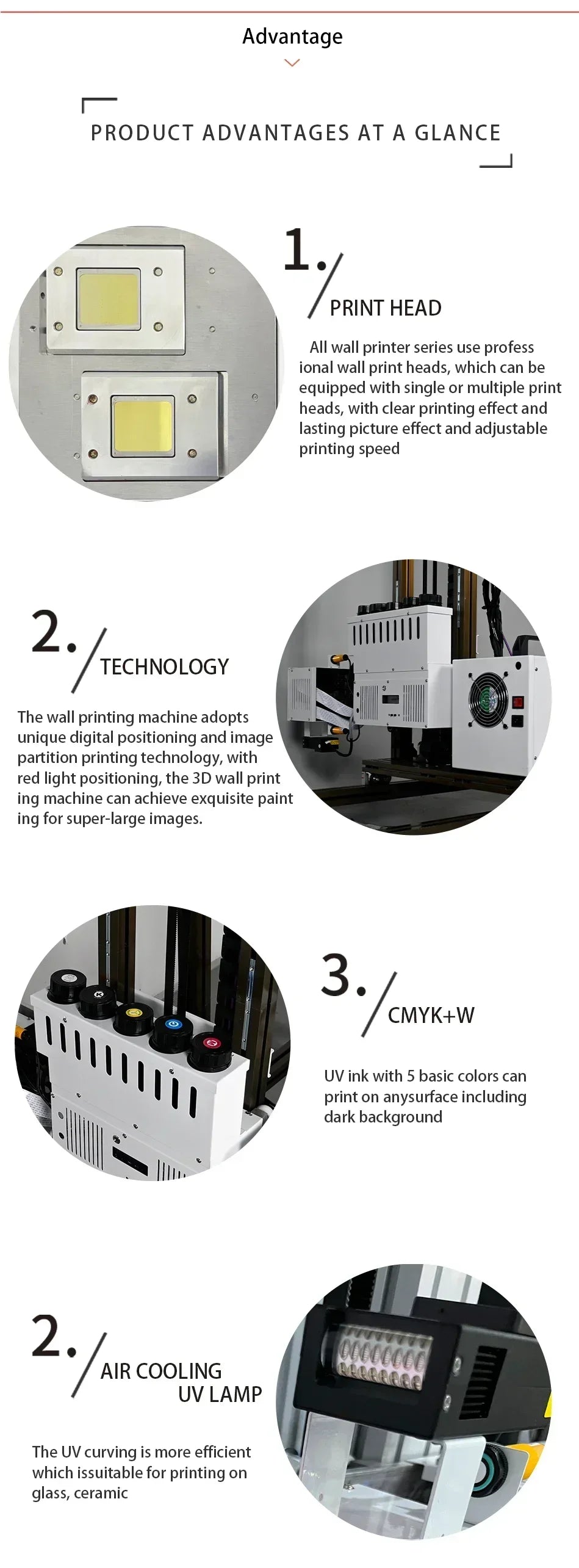 Vertical Printer 3D Wall Printer Machine Direct to Wall Portable Painting Machine With 6M Steady Track Outdoor Printer Factory