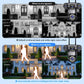 10K 20MP Home Security Outdoor WiFi Camera 4 Lens 4 Screen 360° 16X Zoom CCTV Wireless Surveillance PTZ Cam Security Protection