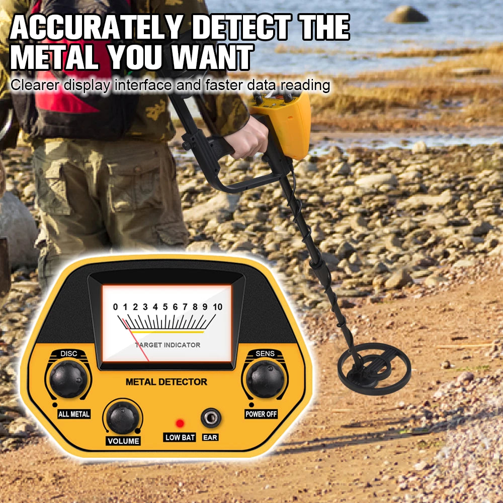 Professional Metal Detector Under Ground MD-5090 Outdoor IP68 Waterproof Treasures Gold Detectos Finders for Adults and Children