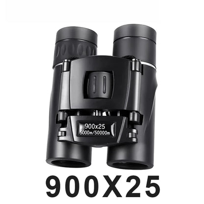 900X25 Binoculars High Magnification Low Light Night Vision Compact Portable Outdoor Telescope