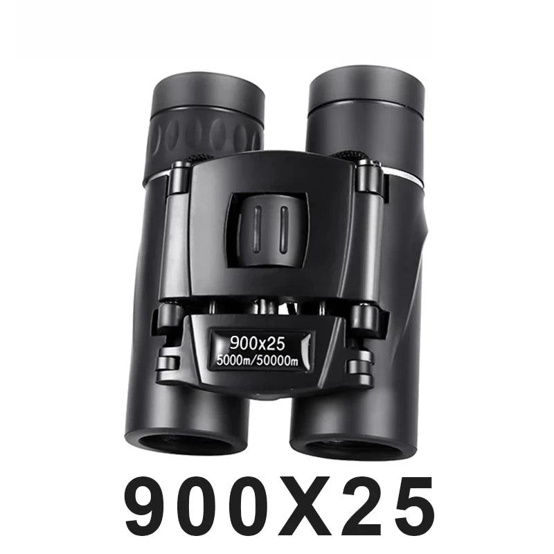 900X25 Binoculars High Magnification Low Light Night Vision Compact Portable Outdoor Telescope