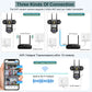 WiFi Security Camera IP 12MP 6K External Outdoor Surveillance Cctv Triple Lenses Triple Screens Wireless Night Vision Cameras