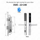 Waterproof Sliding Door Smart Lock TTLock App Alexa Fingerprint Digital Code RFID Card Anti-Lock Aluminum Glass Electronic Lock