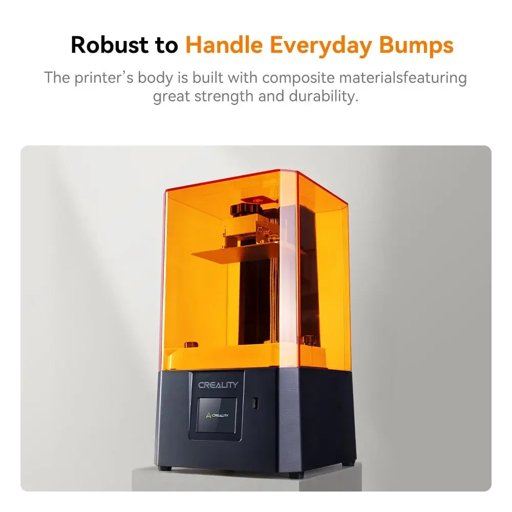 Creality HALOT R6 2K Resin 3D Printer Compact & Easy for Newbies 60mm/h Printing Speed 130*82*160mm Build Volume LCD Printer