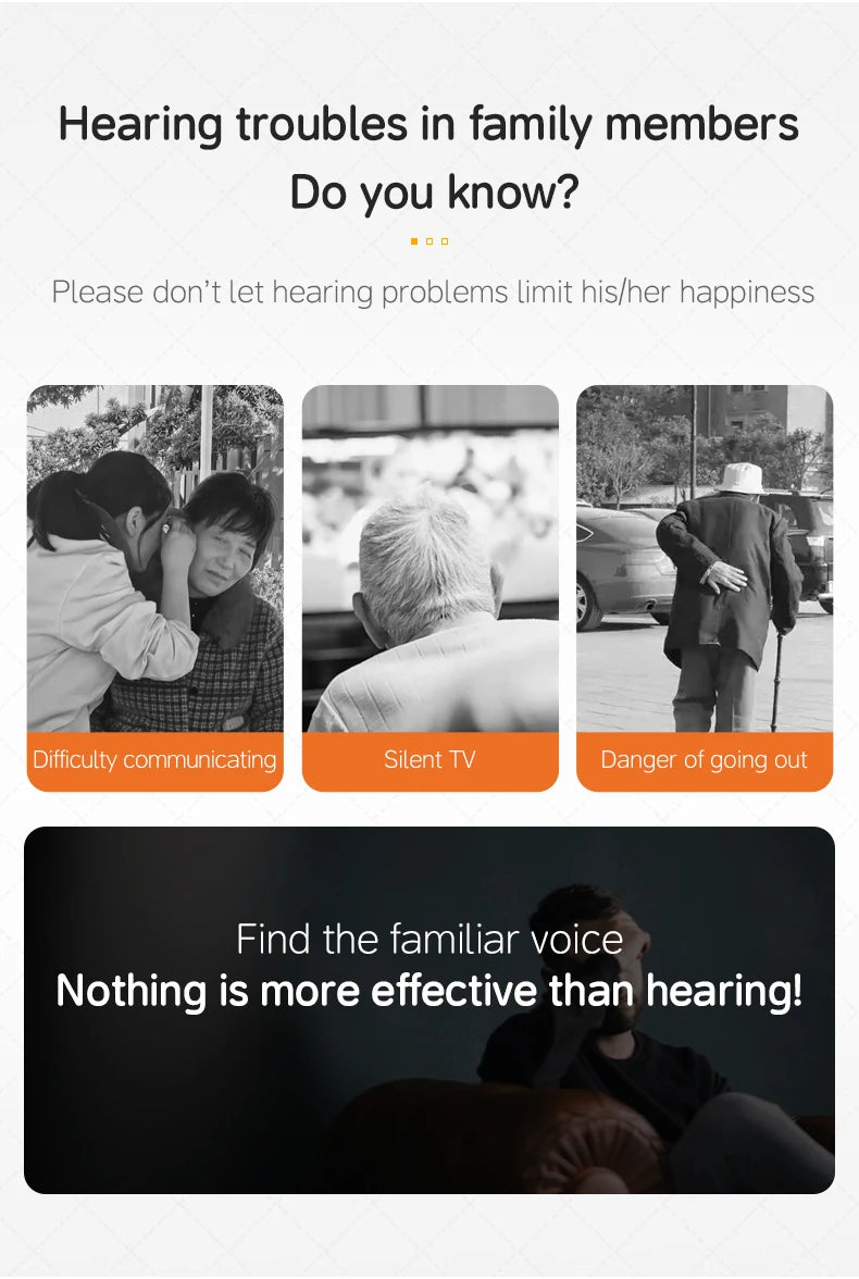 digital earphones wireless home elderly hearing aid headset loud universal rechargeable hearing amplifier bluetooth earphone