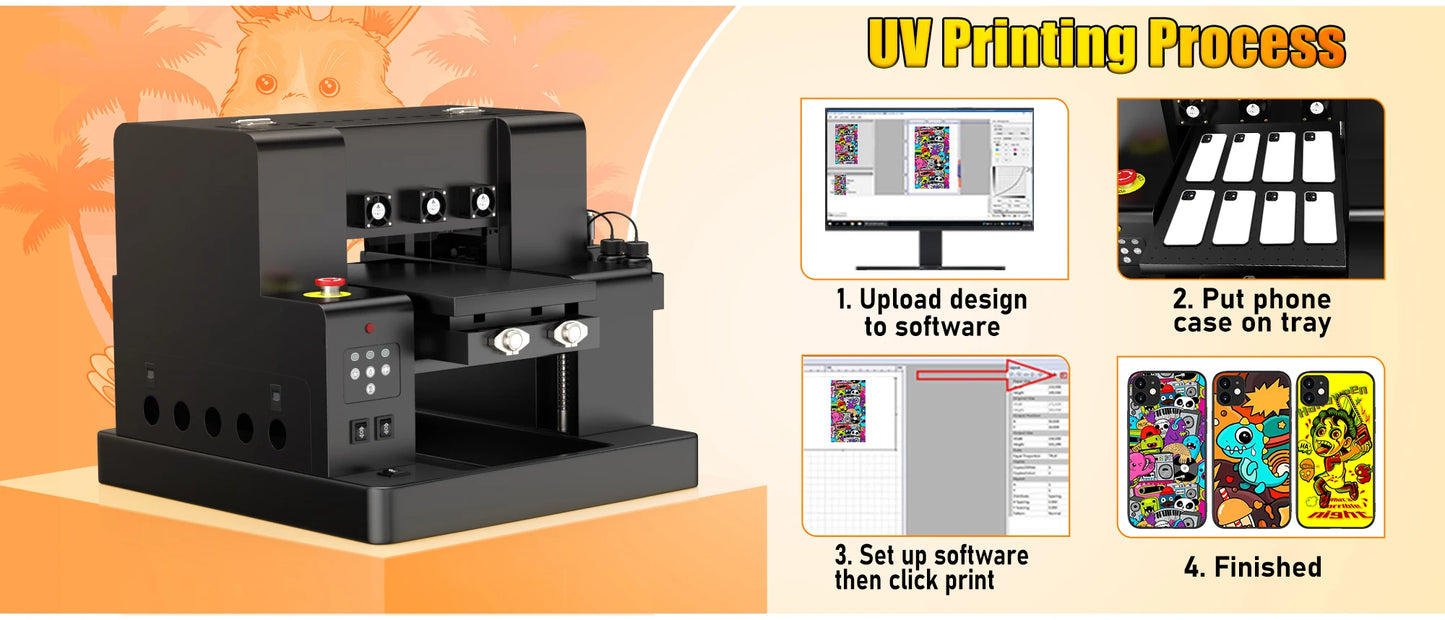 A3 UV Printer with XP600 Printhead UV Flatbed Printer For Bottle Case Acrylic Glass UV DTF AB Film Transfer Sticker UV Printer