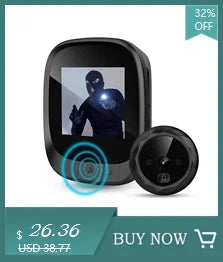 2.8 Inch Video Doorbell Peephole Camera Door Eye Surveillance Camera Monitor 90 Degree Doorbell Motion Detecting Eye Digital LCD