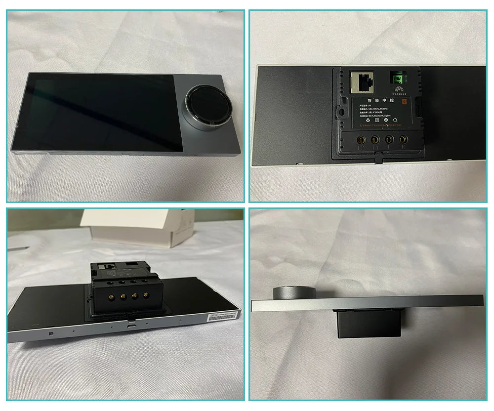 Smart home 6-inch central control screen Built-in zigbee gateway alexa speaker, smart central control screen Tuya