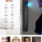 Smart Slim All Automatic Waterproof  3D Face Recognition Video Intercom Aluminum Door Lock