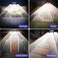 LED Solar Lights for Outside,Solar Lights Outdoor with Motion Sensor,IP65 Waterproof Wireless Security LED Wall Lamp for Garden