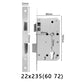 Smart fingerprint lock body special mortise smart lock 5050 125mm-240mm 2585-7085mm 5572 6072 300*6085 lock body