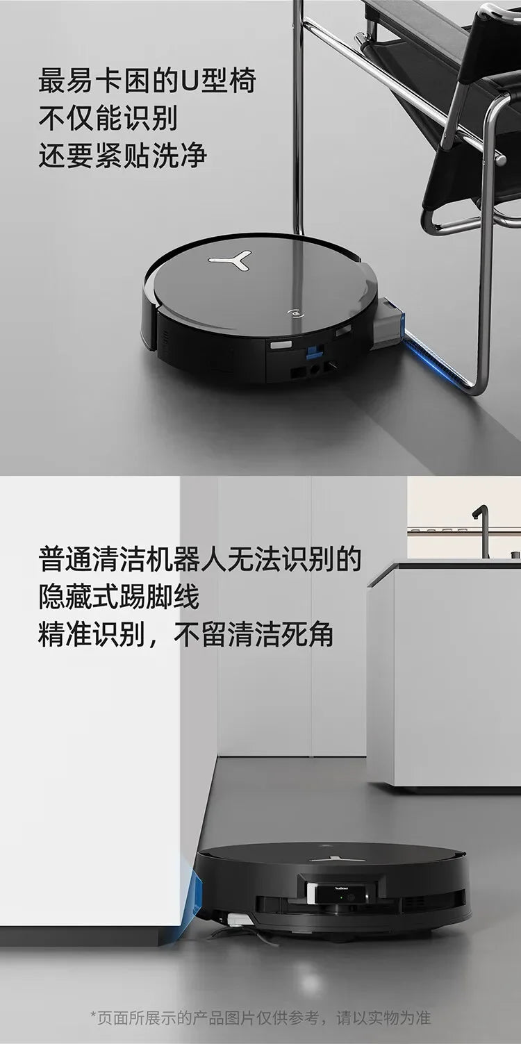 Ecovacs Deebot Vacuum Cleaner Robot X8 PRO PLUS AI Floor Scrubber Robot Self-cleaning Sweeping Machine Automatic Dust Collection