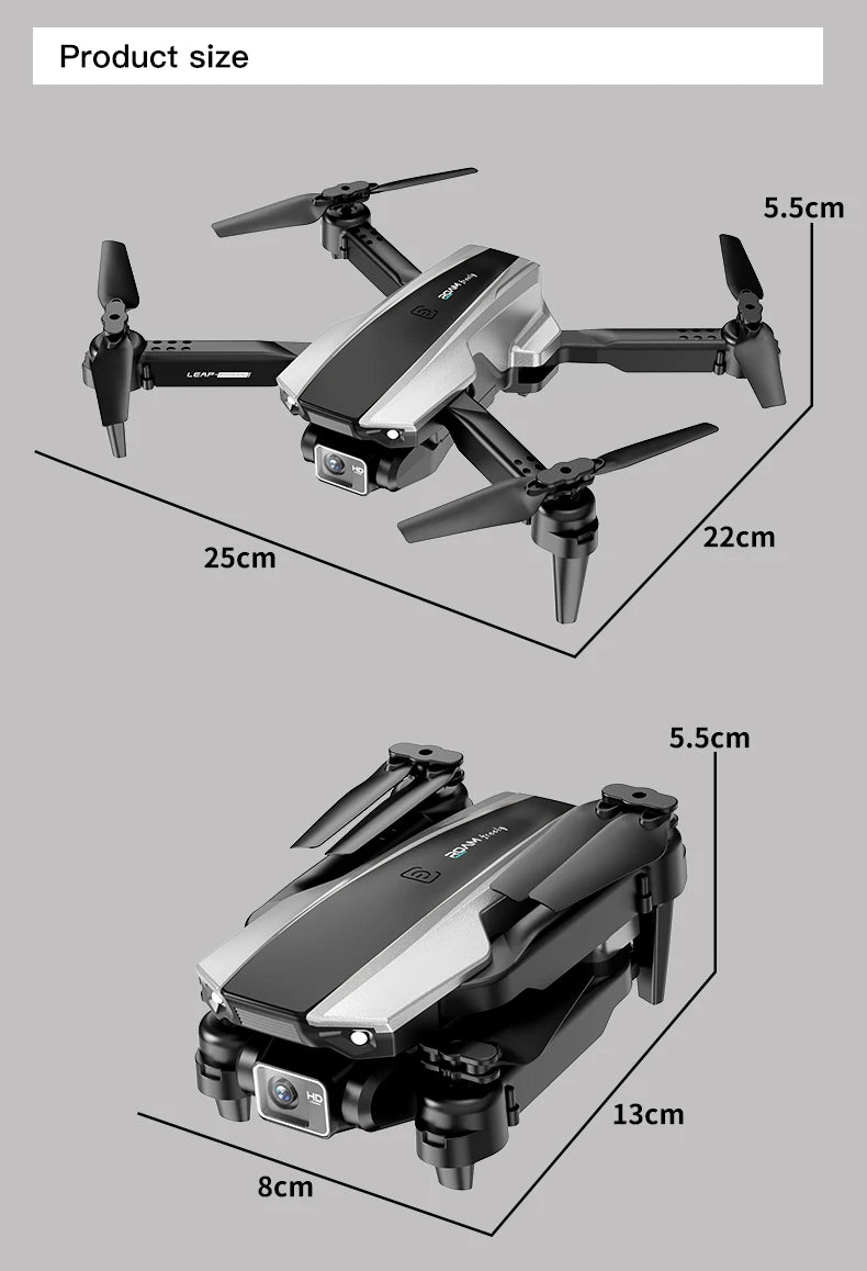 H30 Drone: Optical Flow Enabled, Foldable Quadcopter, Dual-lens Aerial Photography Remote Control Aircraft Toy