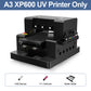 A3 UV Printer with XP600 Printhead UV Flatbed Printer For Bottle Case Acrylic Glass UV DTF AB Film Transfer Sticker UV Printer