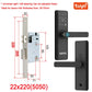 New Smart Door Lock With Tuya APP Digital Electronic Lock Smart Home Wooden Door Lock Biometric Fingerprint