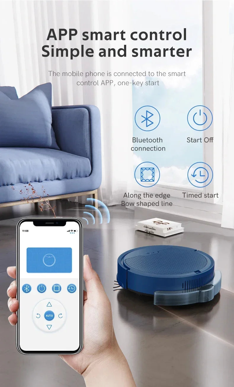 Automatic Sweeping Robot Vacuum Cleaner APP Control Water Tank Sweep and Wet Mopping Vacuum Clean For VIP Customers DropShipping