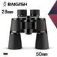 Professional Binoculars Baigish 8x30 10x40 10x50 12x4515x60 20x50 8-24x40 Powerful Military Telescope Long Range Monocular BAK4