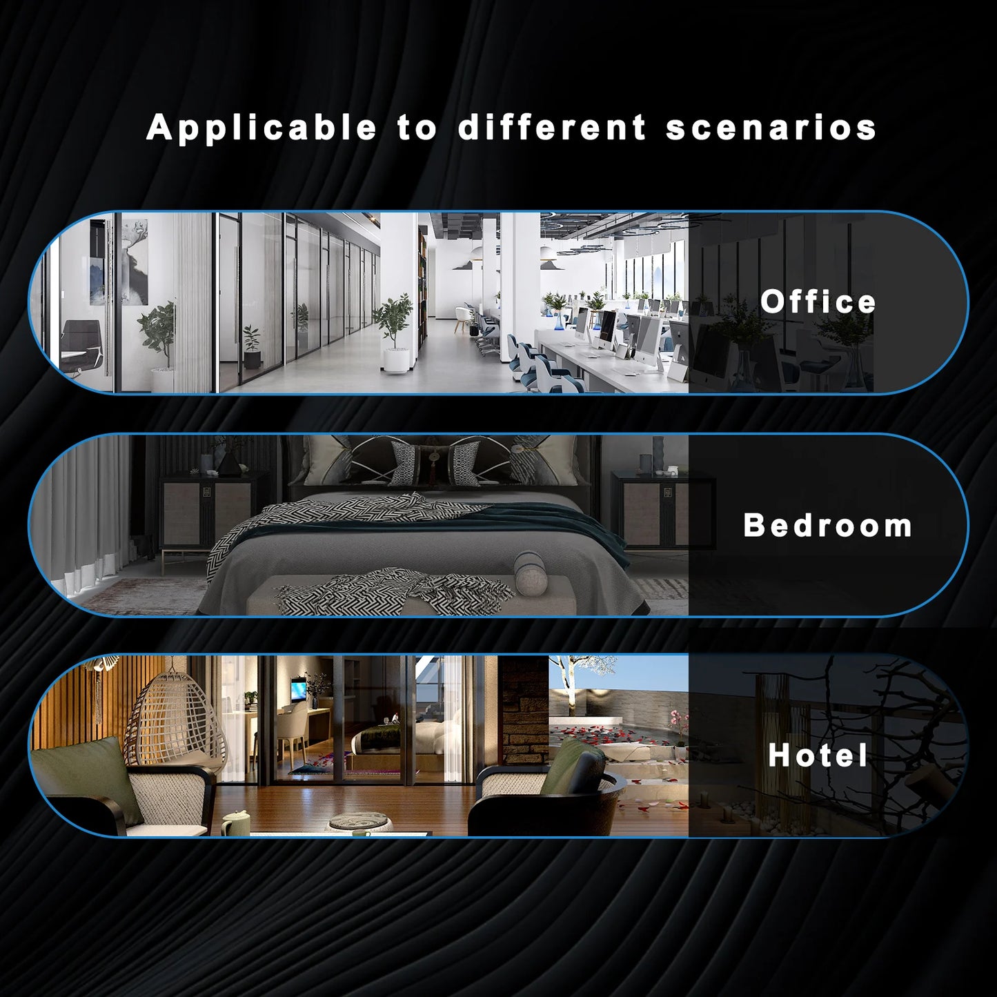 WINFREE SMART Interior Wooden Door Lock, Tuya Bluetooth Smart Key Lock, Smart Card Passcode Fingerprint Keyless Lock