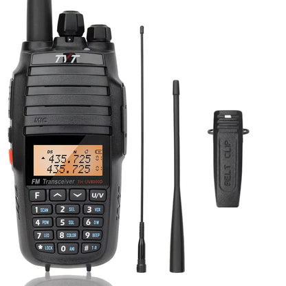 TYT TH-UV8000D Walkie Talkie 10W Dual Band 144-148/420-450MHz Cross Band Repeater Radio FM Amateur Two Way Ham Radio