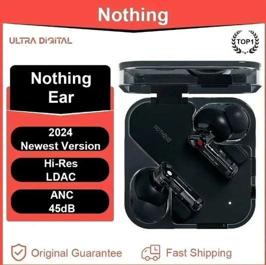 New Arrival! Nothing Ear (3) Earphones 45dB ANC Hi-Res Audio with LDAC&LHDC 11mm Ceramic Driver Support 8-Band EQ Global Version