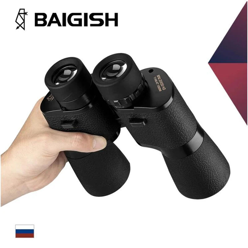 20x50 Powerful Binoculars for Adults IP67 Waterproof Large View Binocular With Clear Low Light Vision for Hunting Travel Outdoor