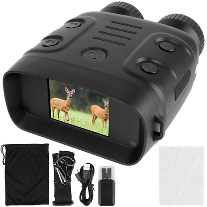 Binocular for Hunting Boating Day Night Use Photo Video Taking Digital Zoom 10X Binocular Infrared Night-Visions Device 1080P