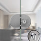 1 Set Double Open Sliding Door Lock Stainless Steel Glass Door Lock with Keys 8-12mm Safety Locks Office Glass Security Hardware