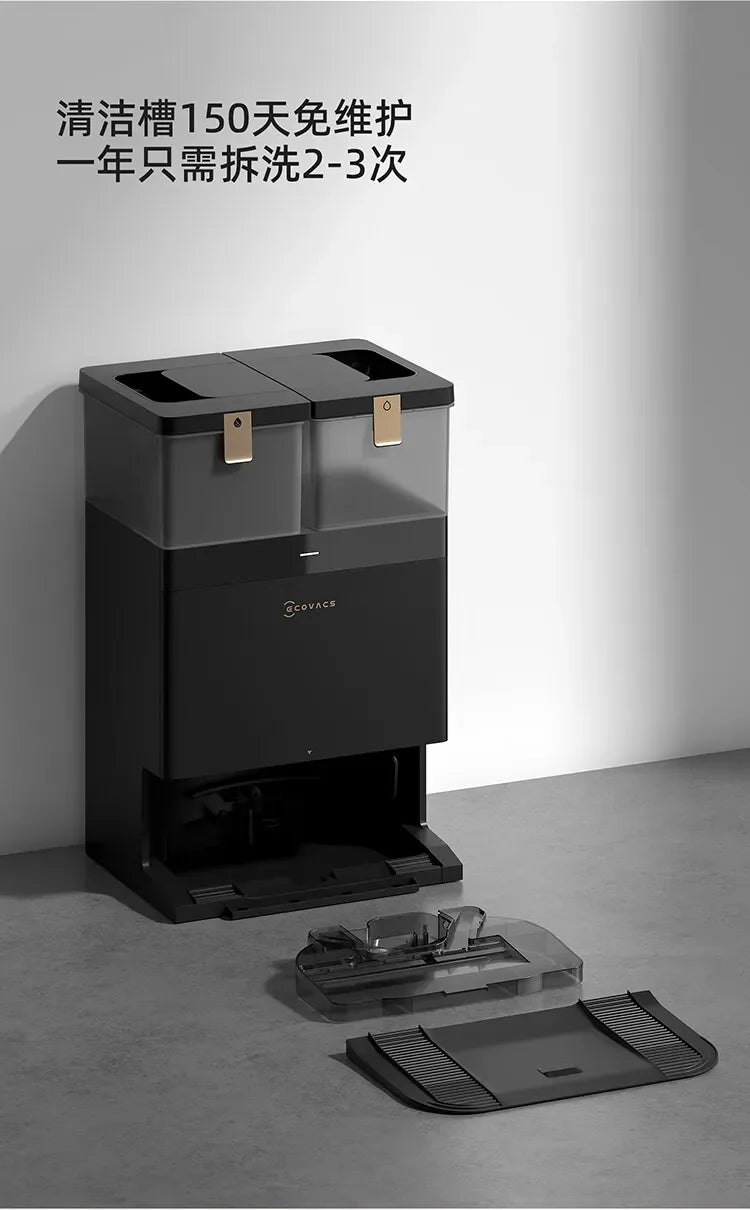 Ecovacs Deebot Vacuum Cleaner Robot X8 PRO PLUS AI Floor Scrubber Robot Self-cleaning Sweeping Machine Automatic Dust Collection