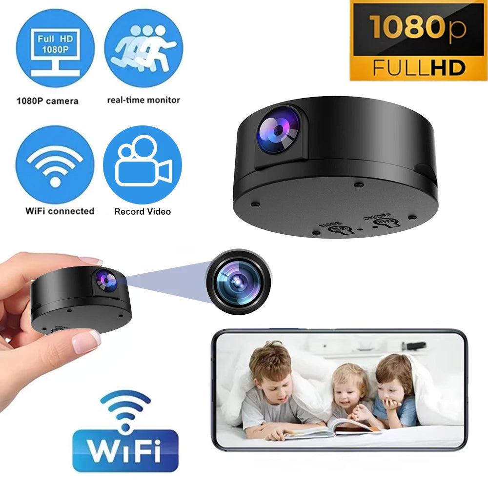 New Wireless Smart Surveillance Wifi Mini Camera Home Remote Monitoring High-definition Night Vision HD Camera For Security ﻿