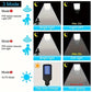Solar Motion Sensor Lights Solar Powered LED Security Lights with 117 COB 3 Lighting Modes for Garden Fence Patio Garage