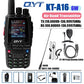 QYT KT-A16 Walkie Talkie 6W Air Band Transmitter VHF Transceiver 2000mAh NOAA Superheterodyne Circuit Aviation Portable Radios