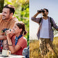 Adult high-definition binoculars with clear field of view and weak light, large bird-watching viewing glasses