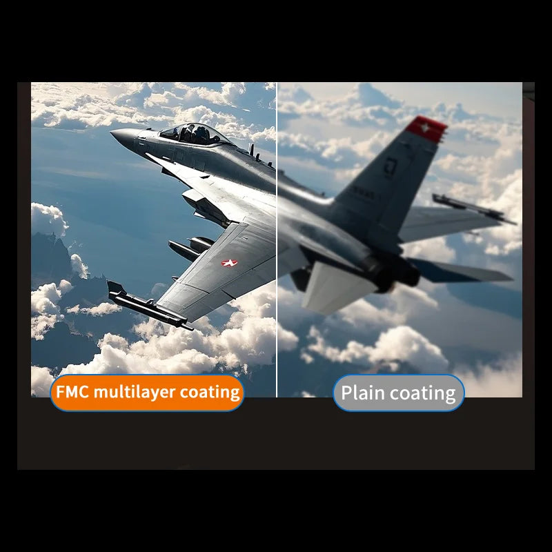 Bronze-colored high-definition 10x 10X50 binoculars, FCM broadband coated, 50MM large objective lens, 25MM large eyepiece