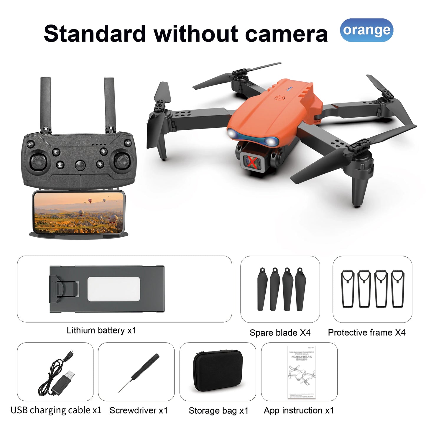 2024 New Drone With 4K Professional Camera High-Definition Dual Camera Lens Long Battery Life LED Night Flight Lights Toy Gift