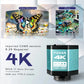 4K Microscope 48MP Digital Microscope For Electronics USB Industrial Cameras HDMI 1-180X Zoom C-Mount Lens Phone Pcb Soldering