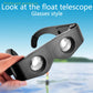 High Definition Fishing Binoculars Telescope, Wearable Hands-Free Glasses, Adjustable Focus Lens