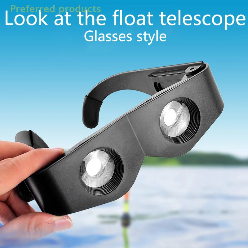 High Definition Fishing Binoculars Telescope, Wearable Hands-Free Glasses, Adjustable Focus Lens