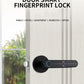 Smart Fingerprint Door Lock Handle for Home Apartment With Key card Digital Door Lock Keypad Keyless Entry electronic lock