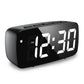 Alarm Clock Digital LED Clock Voice Control Snooze Time Temperature Display Night Mode Reloj Despertador Desktop Clocks
