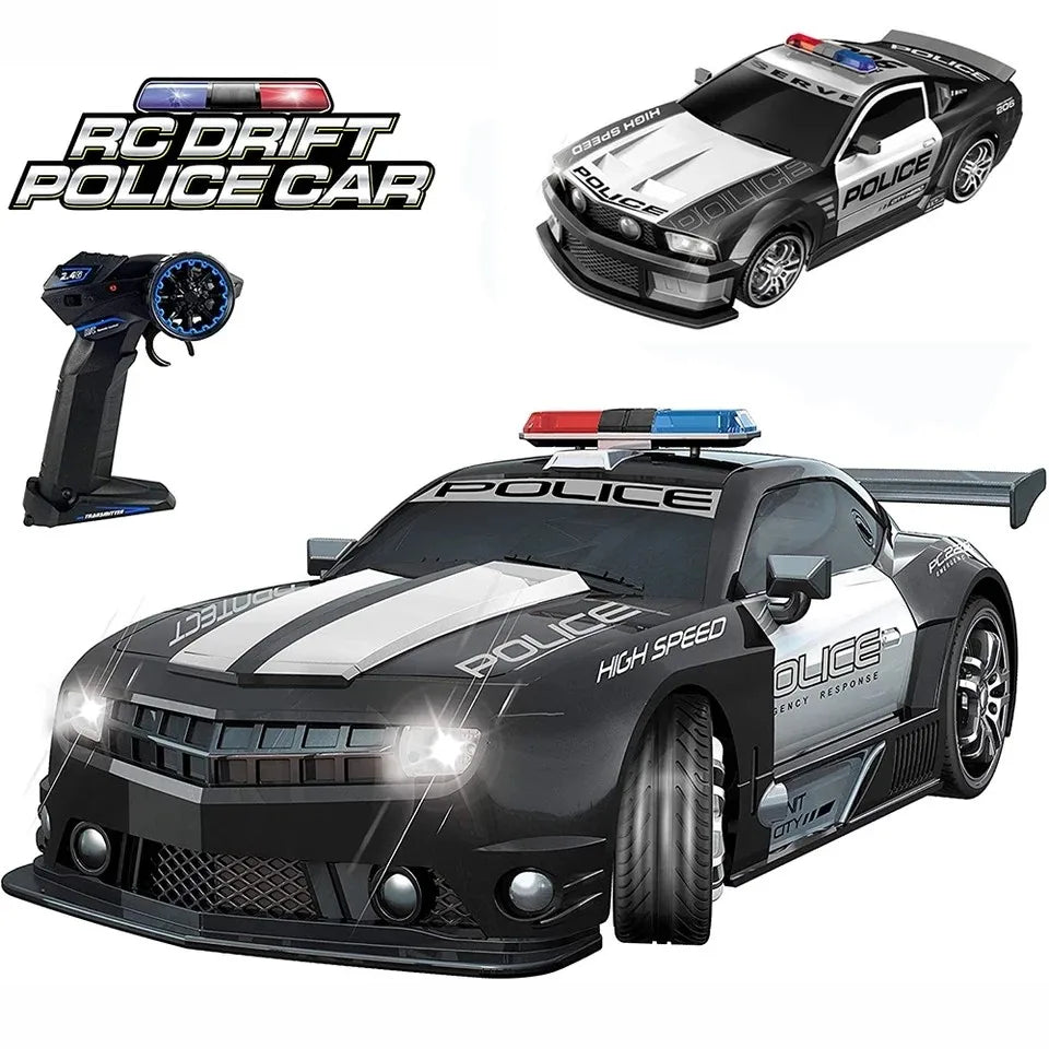 1: 12 Rc Car 2.4G Remote Control Police Cars Models Toy High Speed Radio Controled Machine Off-Road Drift Toys for Boys Kid Gift
