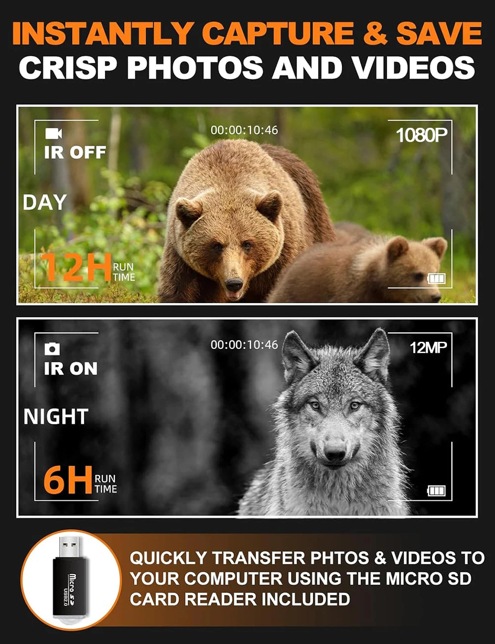 2025 New Video Recorder 1080P Night Vision Binoculars 8X Digital Zoom 800m Range Infrared WiFi Telescope for Hunting Camping