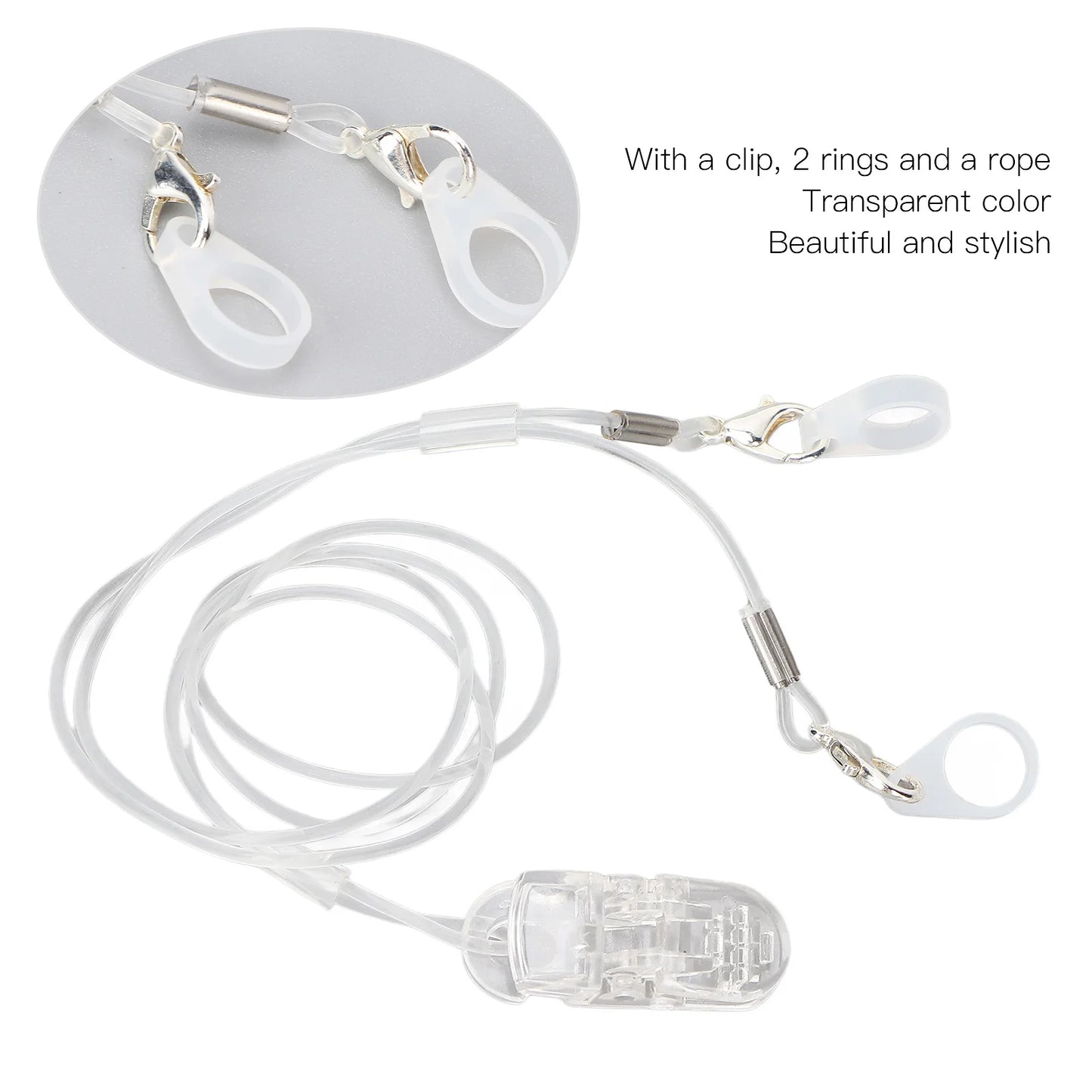 Hearing Aid Lanyard Hearing Aids Holder Clip Prevent Falling Off Lost Hearing Aids Fixation Lanyard Clip For Seniors Supplies