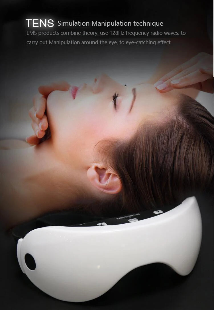 Optics 3D Eye Massager Restore Myopia Glasses EMS Acupressure Eye Care Head Massage Three months to restore 120 degree Vision