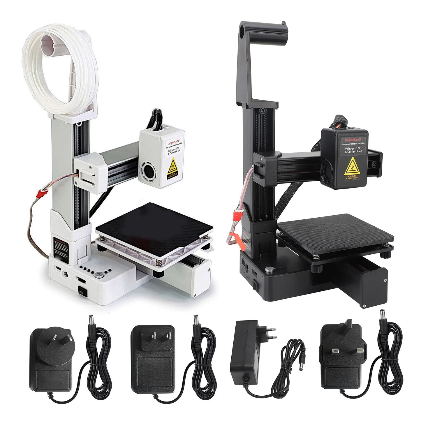 Frequency Division Multiplexing 3D Printer ABS Small 3D Printer Easy Operating All Metal Nozzle Rapid Heating for Model Making