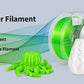 Clear PETG 3D Printer Filament 1.75mm Fast Print Speed High Accuracy ±0.02mm 1kg Transparent Direct Drive Compatible