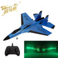 F22 Raptor RC Plane 2.4G 2CH Remote Control Flying Glider With LED Lights EPP Foam Airplane Toys For Children Gifts FX620