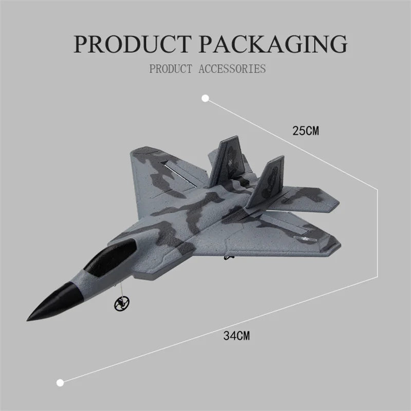 New RC Plane FX622 Plane 2.4G Radio Control Glider Remote Control Fighter Glider Airplane Foam Aircraft Boys Toys for Childre