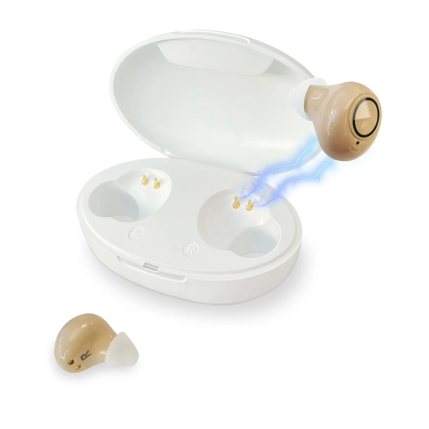 Magnetic Noise Cancellation Audiphone Invisible Wireless Loudspeaker Sound Amplifier Touch Control Earbuds For Hard of Listening